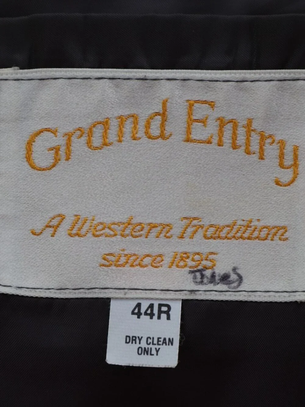Vintage Grand Entry Western Wool Tweed Blazer Mens 44R USA Cowboy Sport Coat
